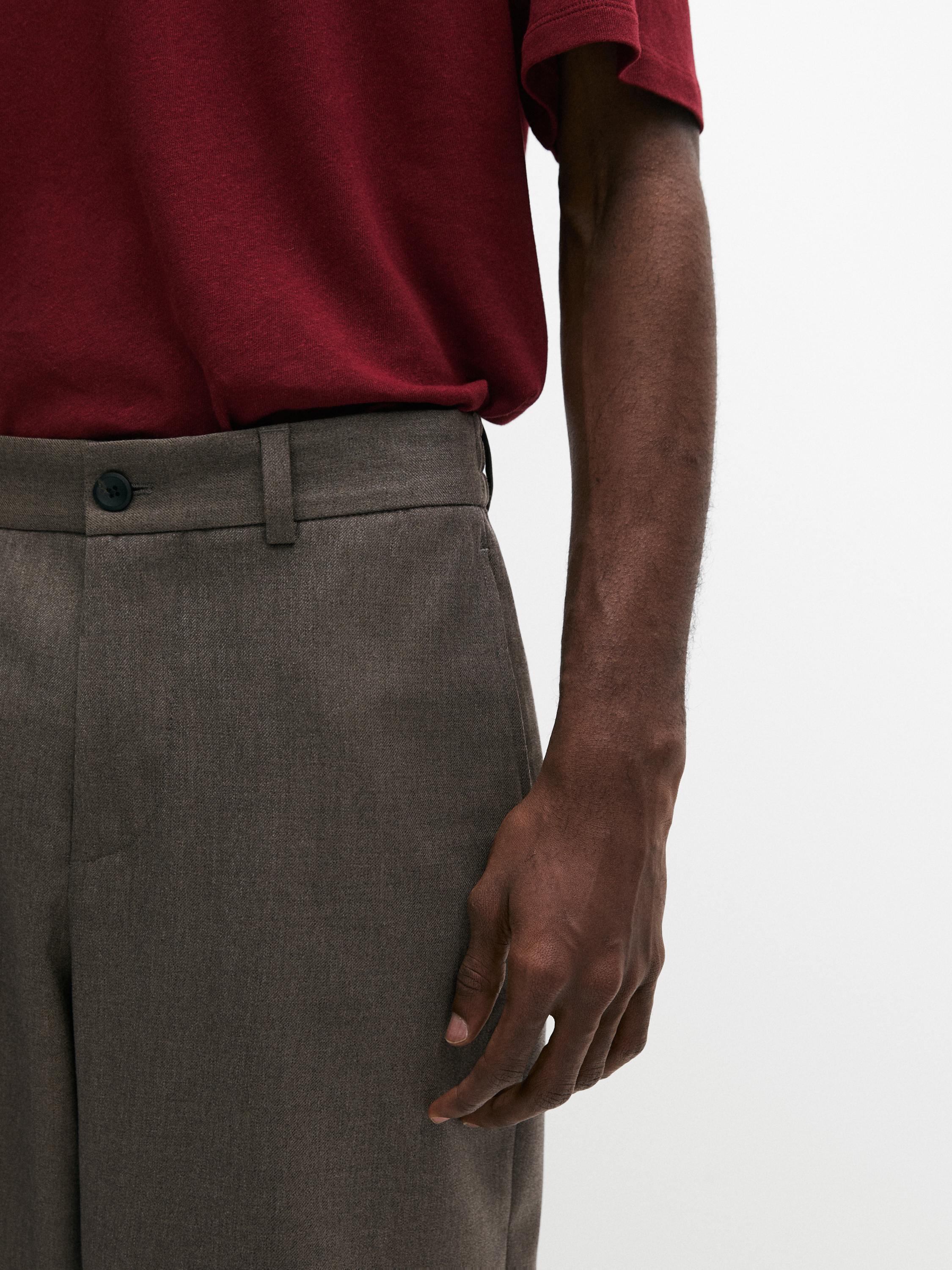 Cool wool blend trousers